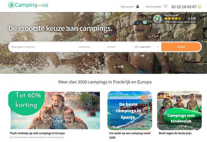 Camping and Co オランダ：キャンプ場のベストチョイス