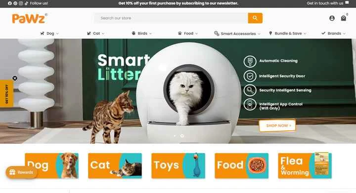 PaWz オーストラリアのペットショップ: ペット用品をオンラインで購入