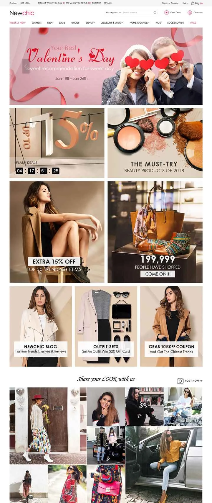 手頃な価格で高品質なファッション：Newchic