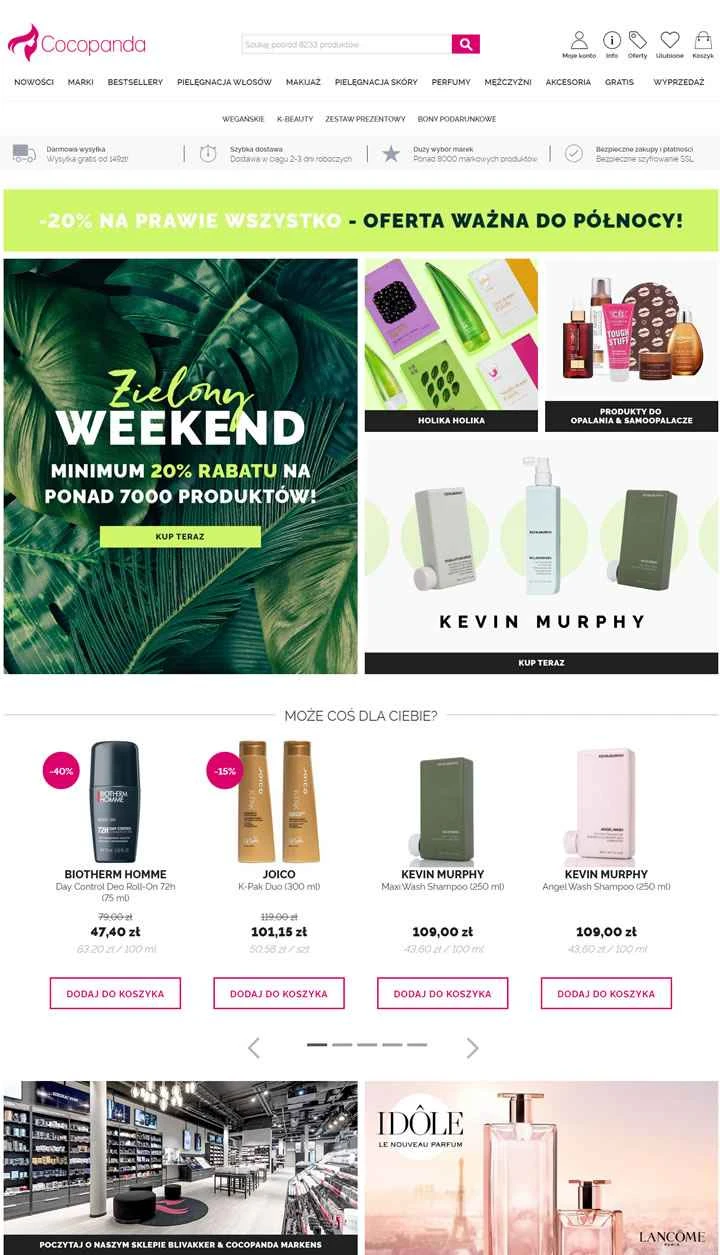 Cocopanda Poland: 化粧品、スキンケア、ヘアケア、フレグランスを購入
