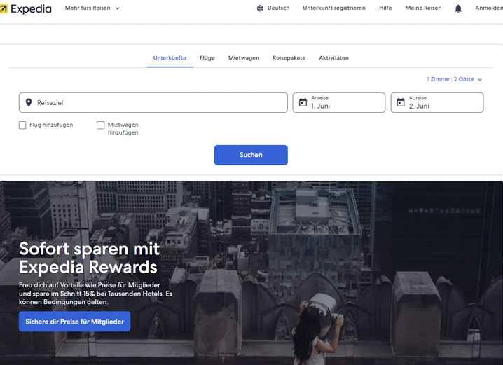 Expedia Austria: 世界有数のオンライン旅行代理店