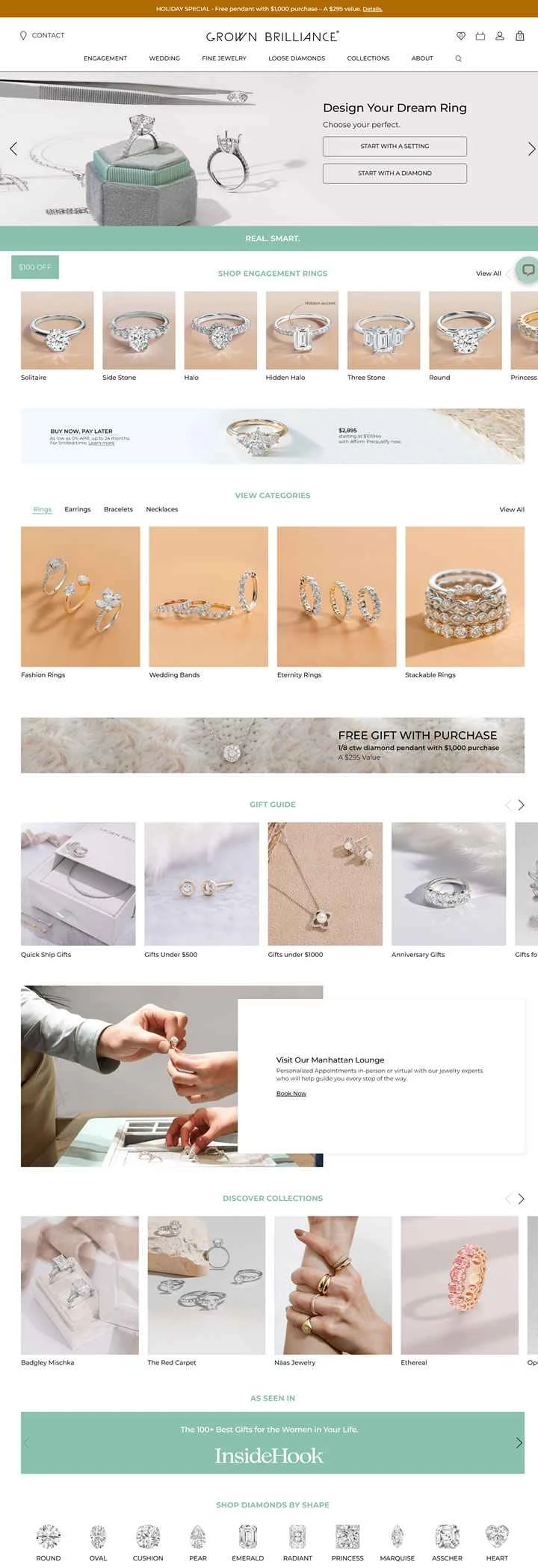 グロウンブリリアンス公式サイト：ラボグロウンダイヤモンドジュエリー