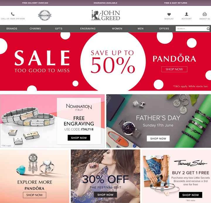 英国のトップジュエリーブランド「ジョン・グリード」の本拠地