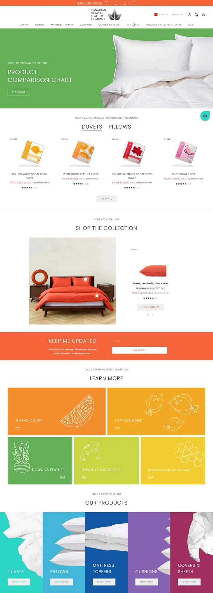 カナディアン・ダウン・アンド・フェザー・カンパニー