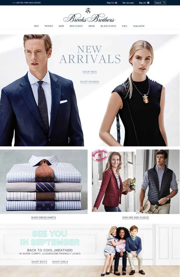 ブルックス ブラザーズ公式サイト：アメリカの有名メンズアパレルブランド