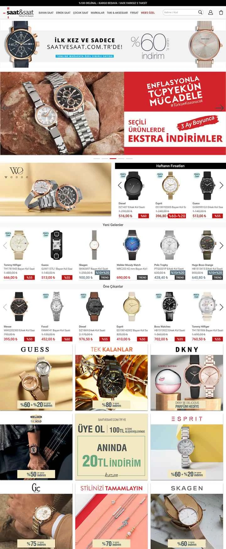 トルコの時計ショッピング サイト: Saat & Saat