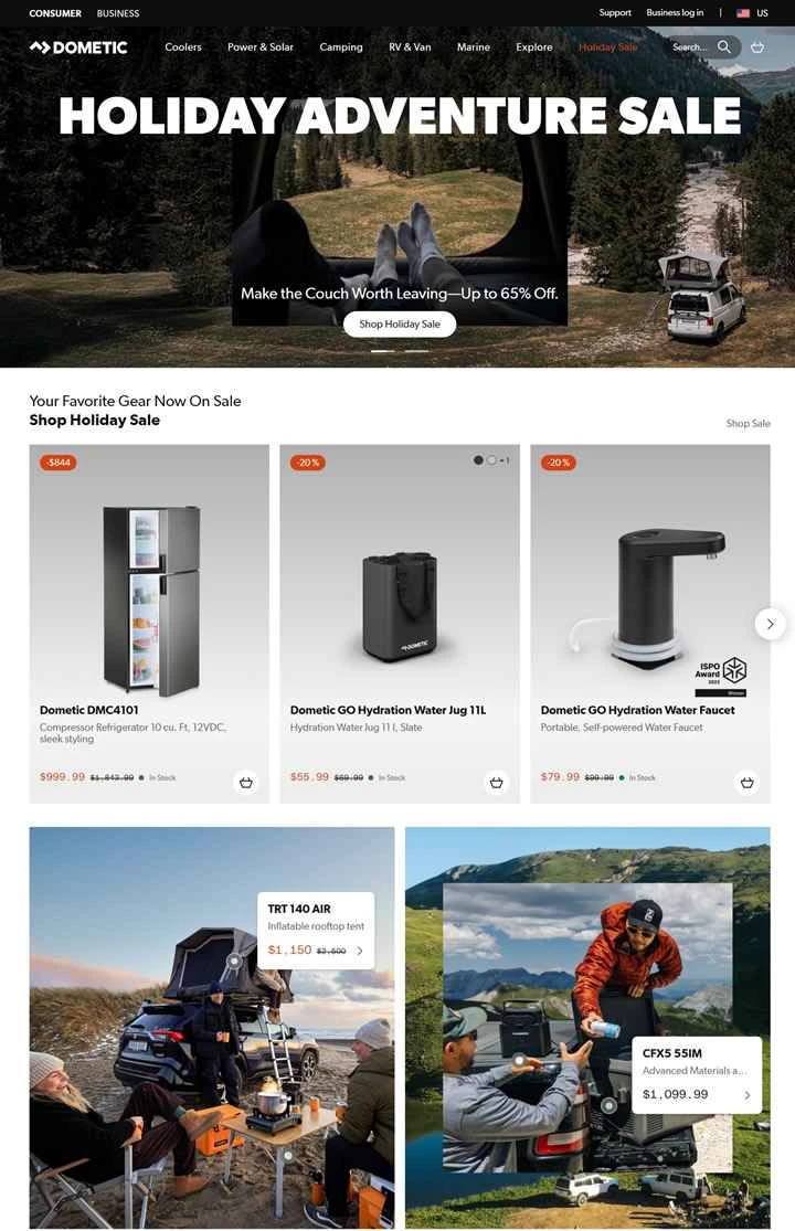 Dometic USA: アウトドアアドベンチャーはここから
