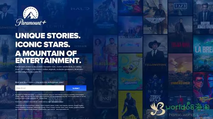 映画、番組、ライブTVのストリーミング: Paramount+