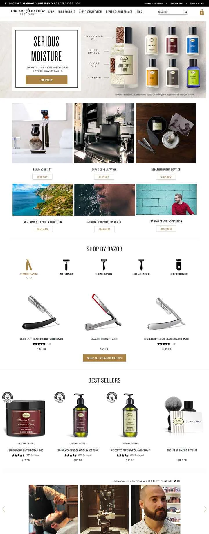 完璧なシェービングを体験：シェービングの芸術