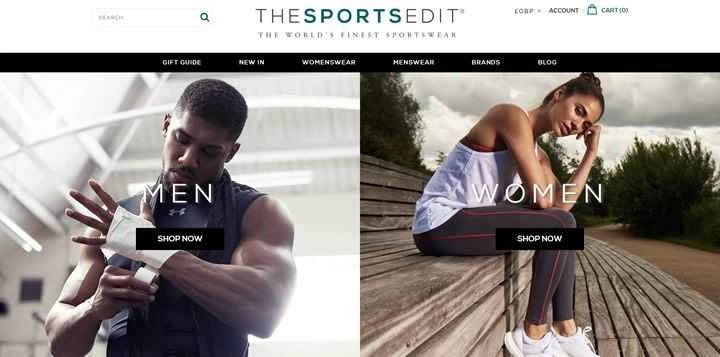 英国のファッションスポーツウェアブランドのコレクション：The Sports Edit