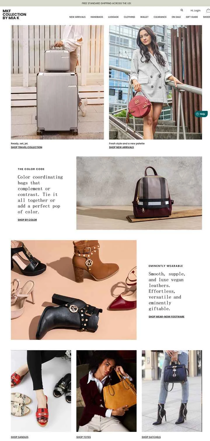 MKFコレクション公式サイト：環境に優しいバッグとハンドバッグ