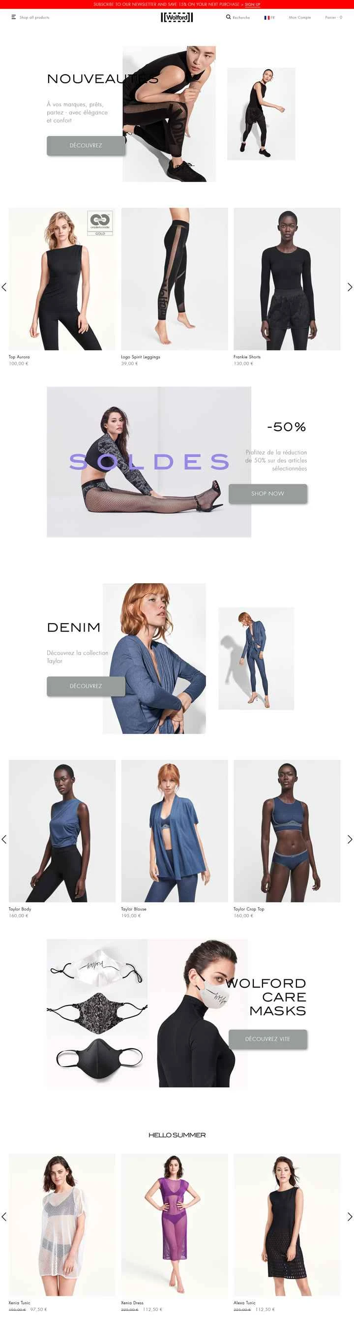 Wolford France 公式サイト: オーストリアの高級ランジェリーブランド