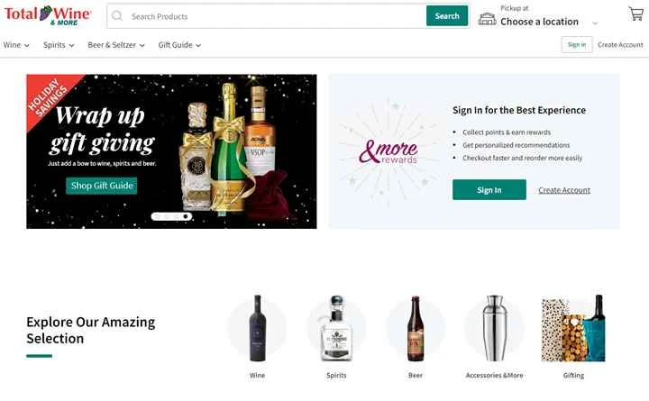 アメリカの酒屋と酒類配達：Total Wine
