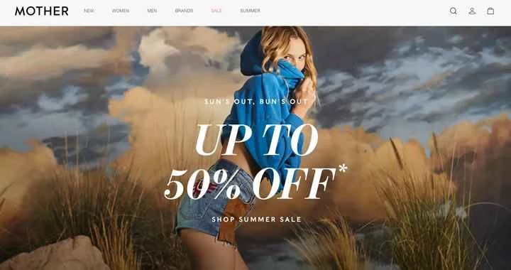 マザーデニム公式オンラインストア：アメリカンファッションデニムブランド