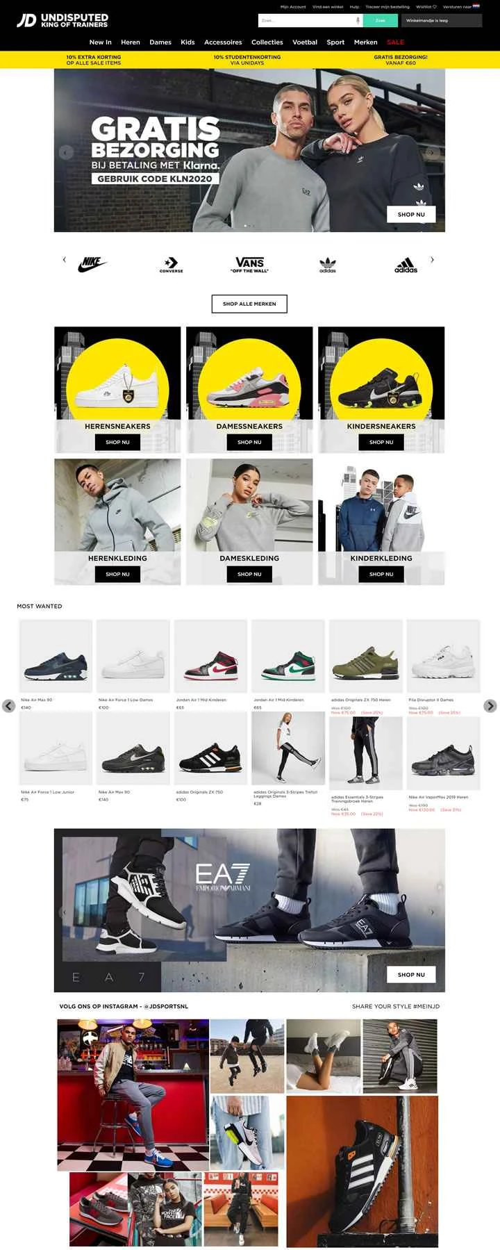 JD Sports Netherlands: 英国を代表するスポーツファッション小売業者