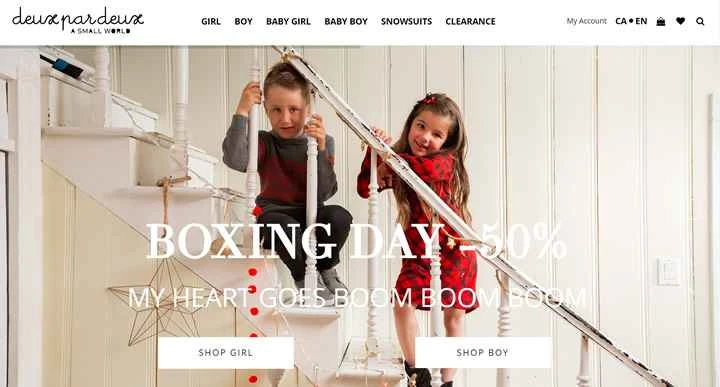 Deux par Deux 公式サイト：デザイナー子供服