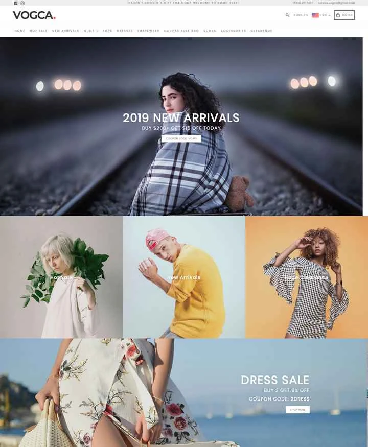 グローバルオンラインストアVogca