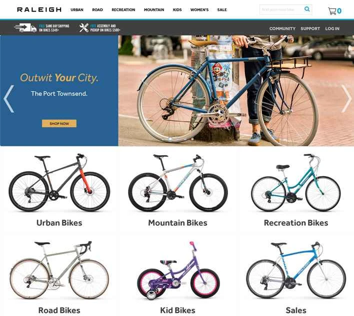 ラレー自転車米国公式サイト：英国フェニックスブランドの自転車
