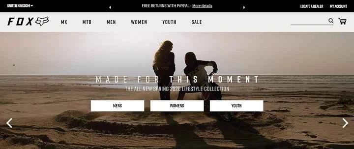 Fox Racing UK 公式サイト: モトクロスとマウンテンバイクのアパレル