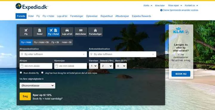 Expedia Denmark: 世界有数の旅行ウェブサイト