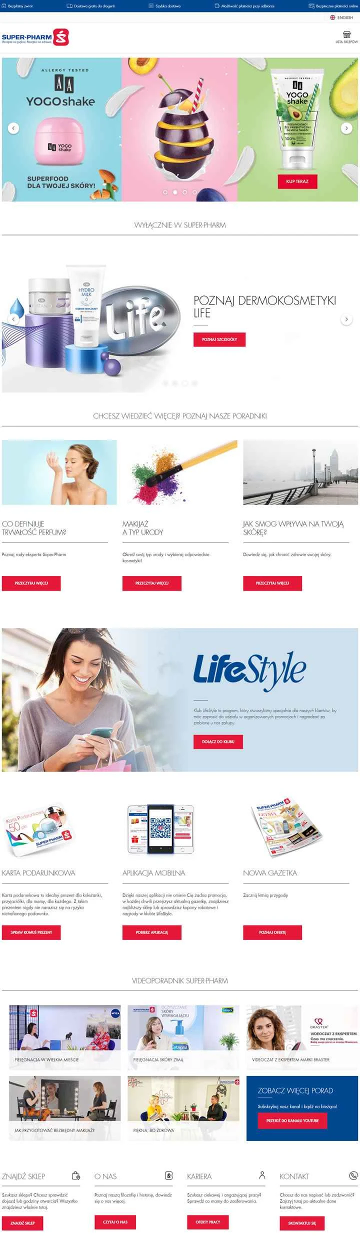 スーパーファームポーランド：薬局と香水がひとつになったお店