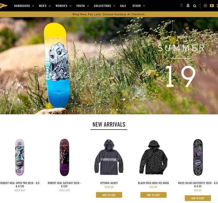 伝説のアメリカ人スケーター、ポール・ロドリゲスが設立したストリート スケートボード ブランド、Primitive Skateboarding。