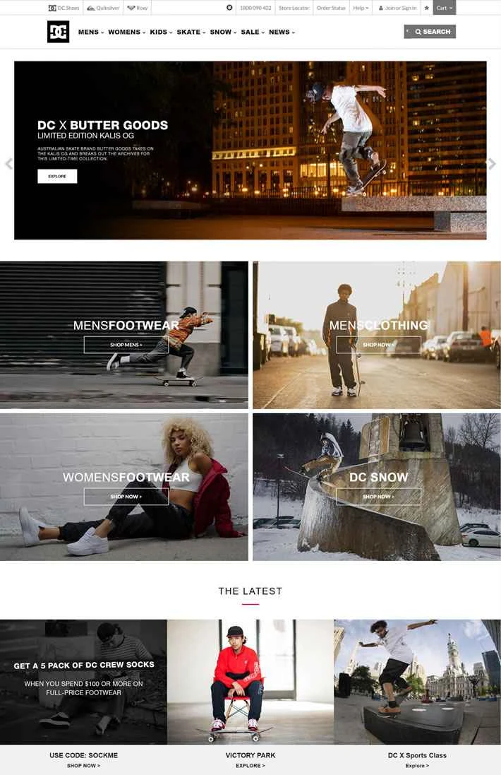DC Shoes Australia公式オンラインストア：DC Shoesを購入
