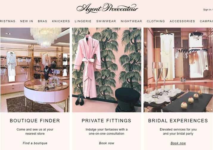ロンドンを拠点とする高級ランジェリーブランド：エージェント・プロヴォケーター