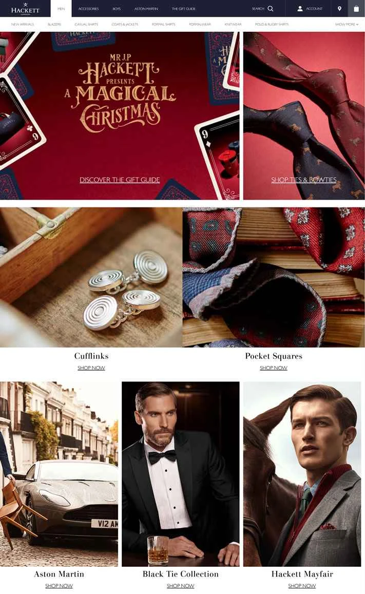 モダンな英国紳士ブランド、ハケット