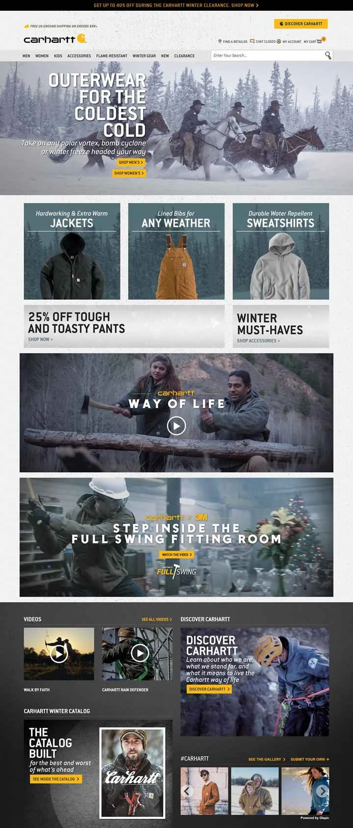 アメリカの高級ワークウェアブランド：カーハート