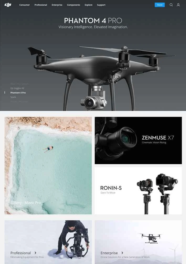 DJI USA：コンシューマー向けドローンのリーダー