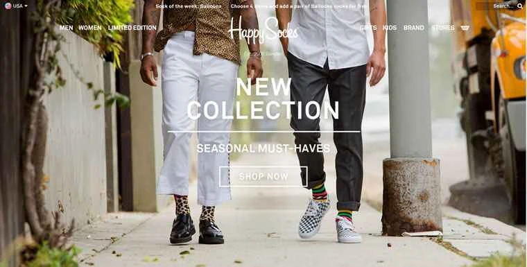 ハッピーソックス（スウェーデン）米国公式サイト：カラフルでハッピーなソックスを購入