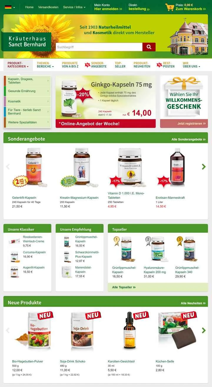 クロイターハウス サンクト ベルンハルト、ドイツ