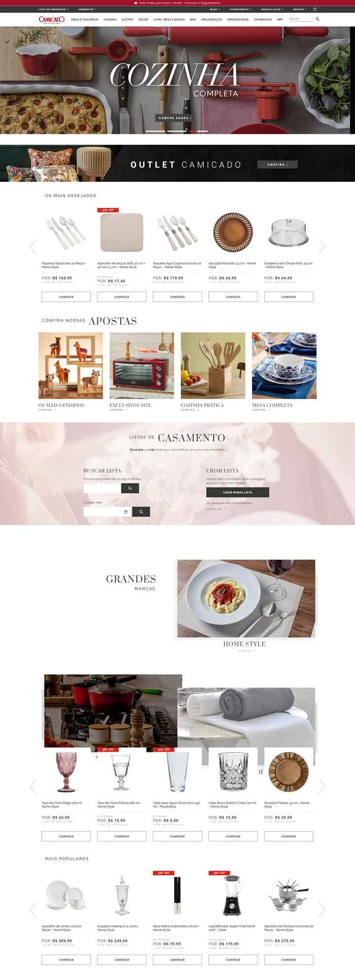 Camicado は、家庭用家具と装飾品を専門とするブラジルのチェーン店です。