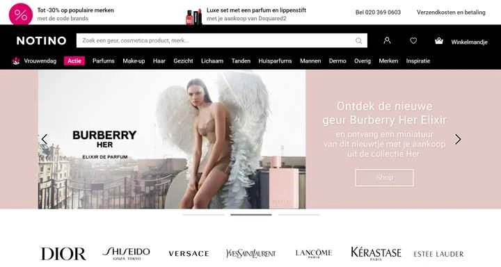 オランダのオンライン香水・化粧品店：NOTINNO.nl