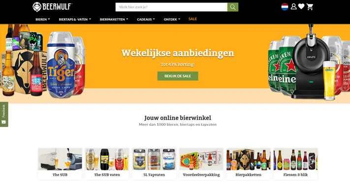 オランダのオンラインビールショップ：Beerwulf