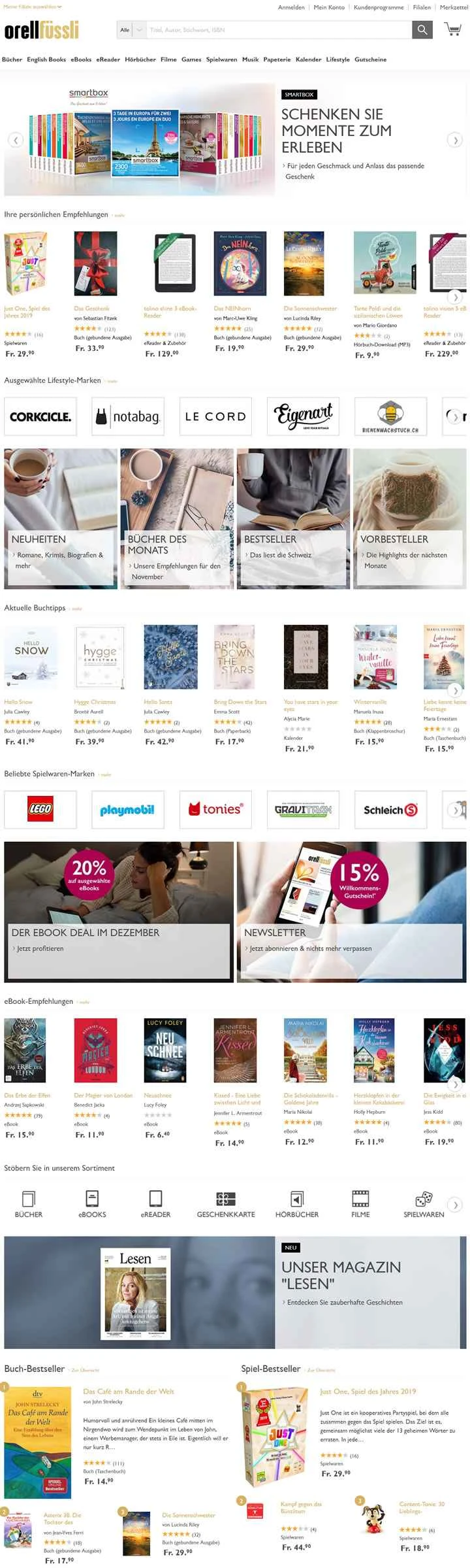 スイス最大の書籍取引会社、オレル・フュスリ