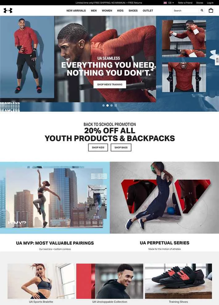 アンダーアーマーUK公式サイト：アメリカのプレミアムスポーツテクノロジーブランド