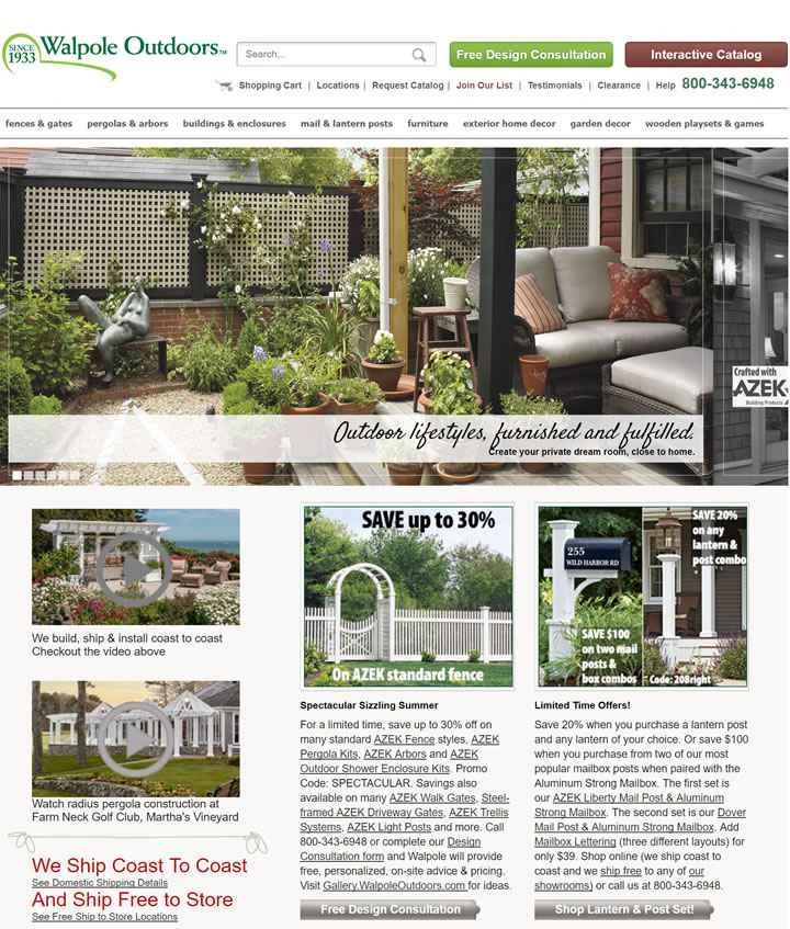 米国を拠点とするフェンス会社、Walpole Outdoors。