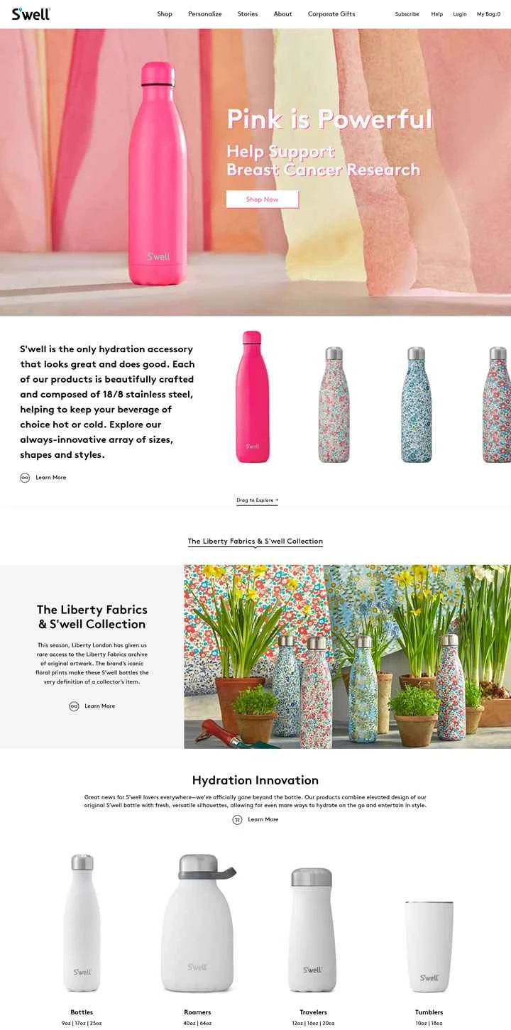 S'well Bottle 断熱ウォーターボトル 公式サイト: 断熱ステンレススチールウォーターボトル