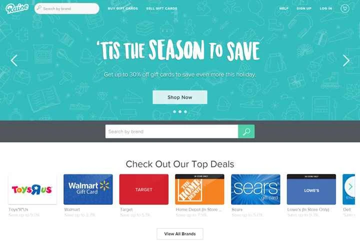 Raise は、米国を拠点とするギフトカードの売買プラットフォームです。