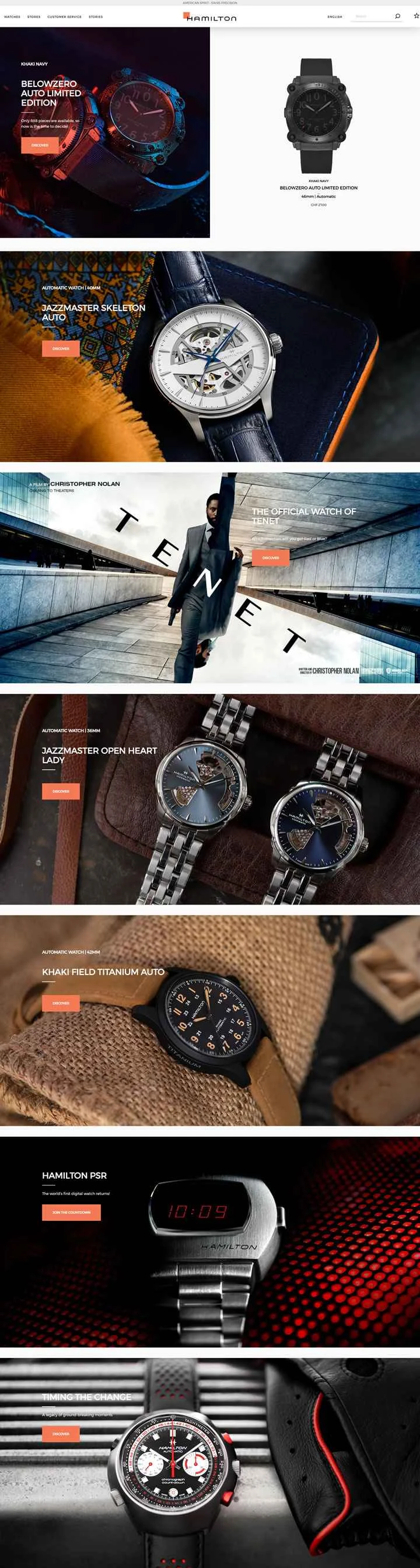 ハミルトン公式サイト：ハミルトン