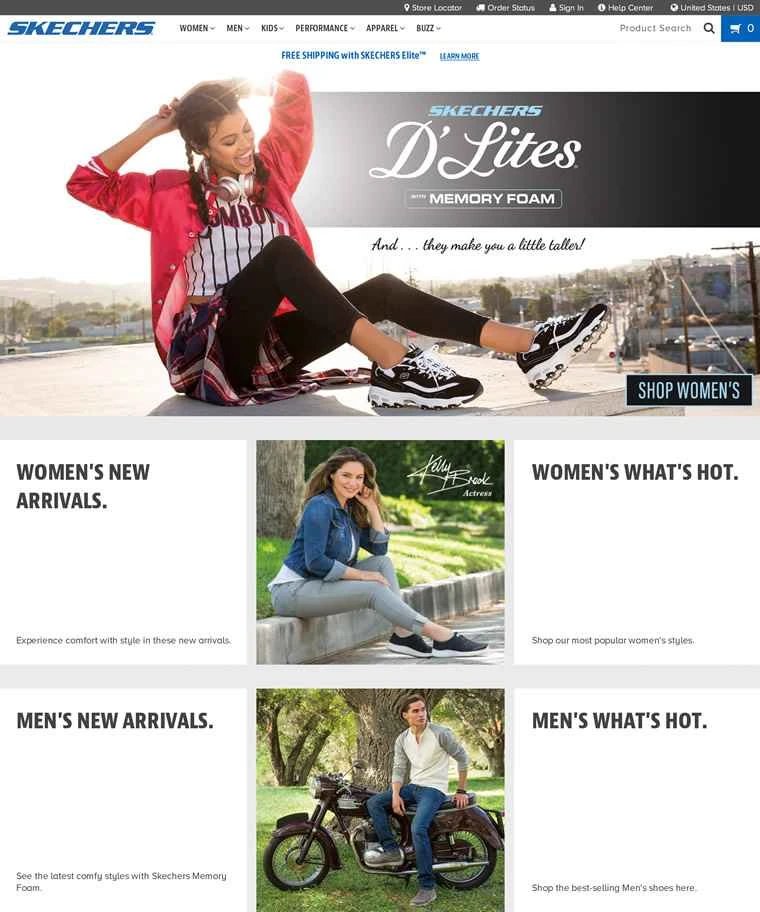 Skechers USA 公式サイト: SKECHERS USA