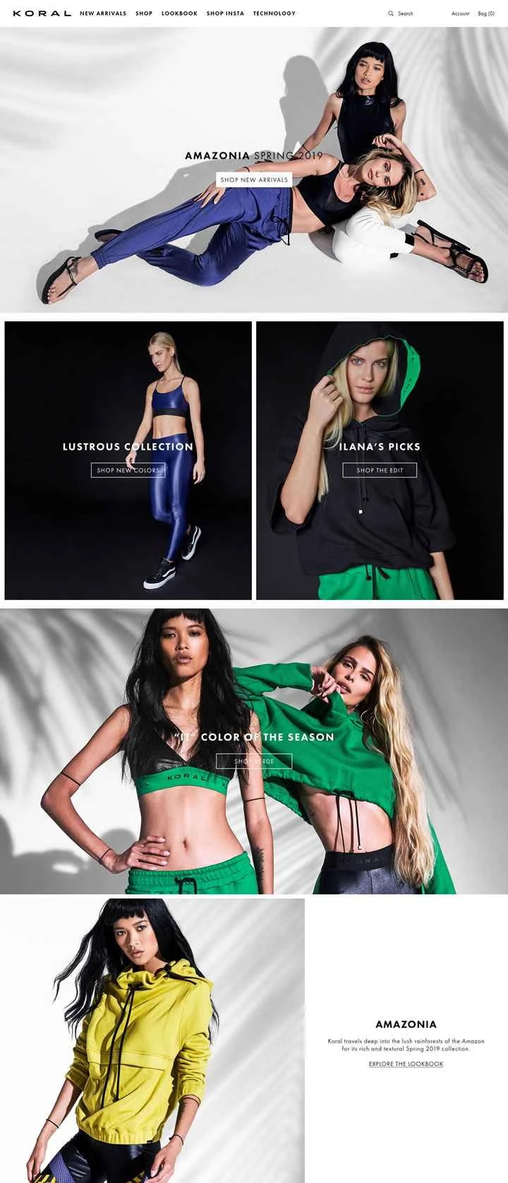 Koral公式サイト：女性向けファッションスポーツウェア