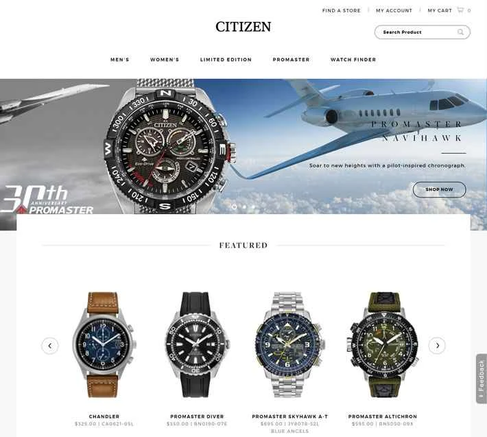 シチズンウォッチUSA公式サイト：シチズンウォッチUSA