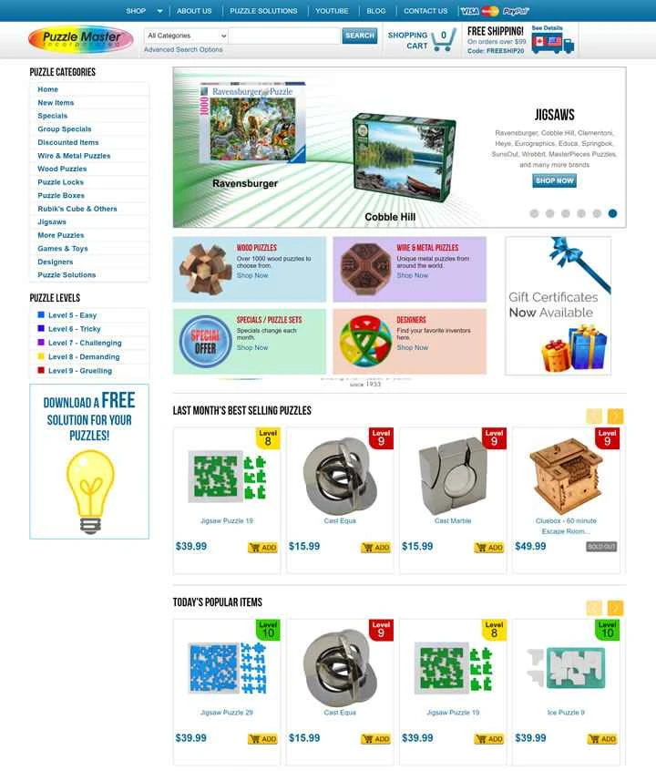 カナダのパズルマスター