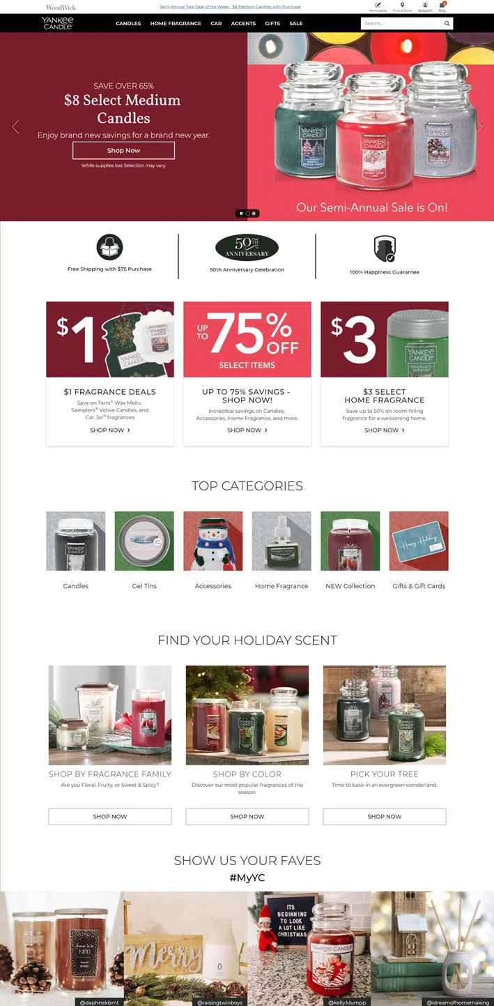 ヤンキーキャンドル公式サイト：アメリカで最も売れているキャンドルブランドの一つ