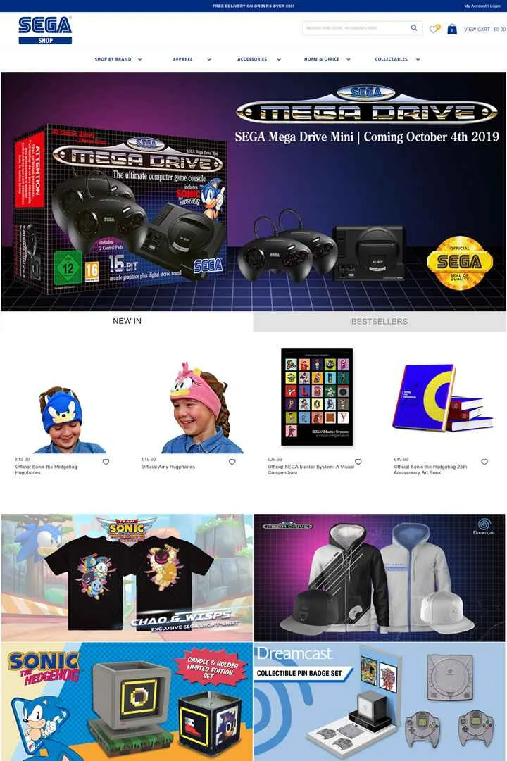 セガショップUK公式ストア
