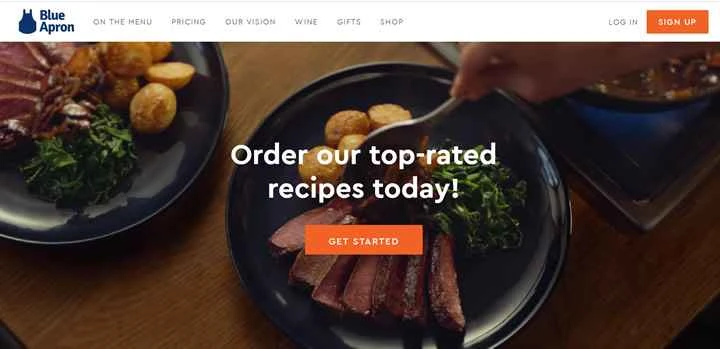 Blue Apron は、米国最大のパッケージ済み調理済み食事のオンライン小売業者です。