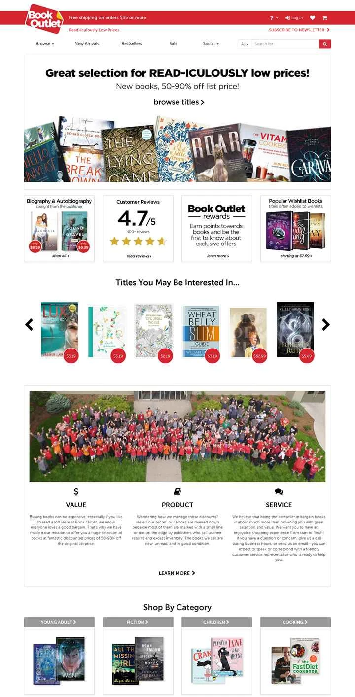 書籍や小説をオンラインで安く、割引価格で購入：BookOutlet.com